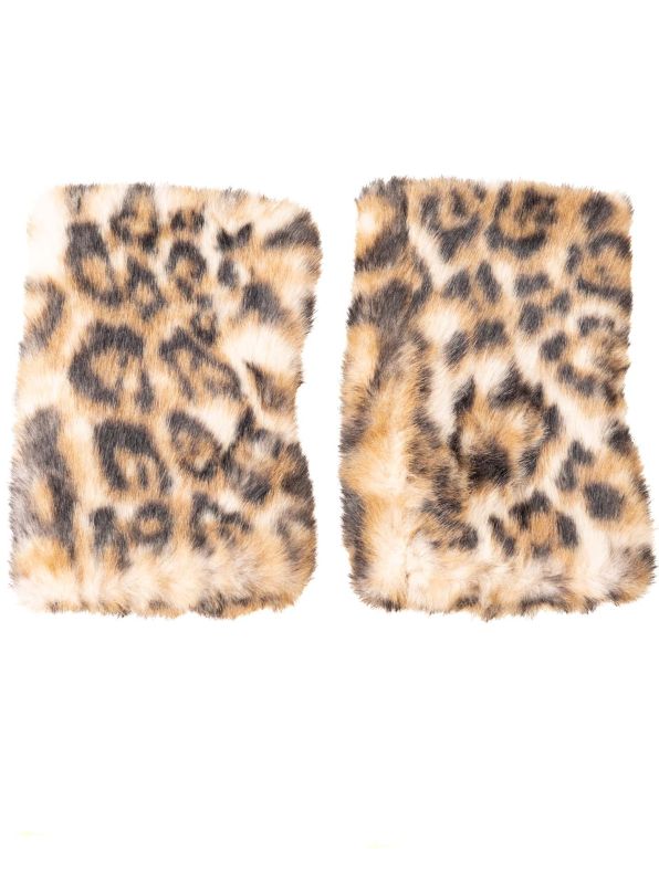 💕 Zwillingsherz Pulswärmer "Leo & Plüsch" Stulpen Beige