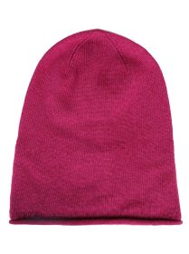 💕 Zwillingsherz Mütze "Classic" Blogger Beanie Wolle Fleece Beere