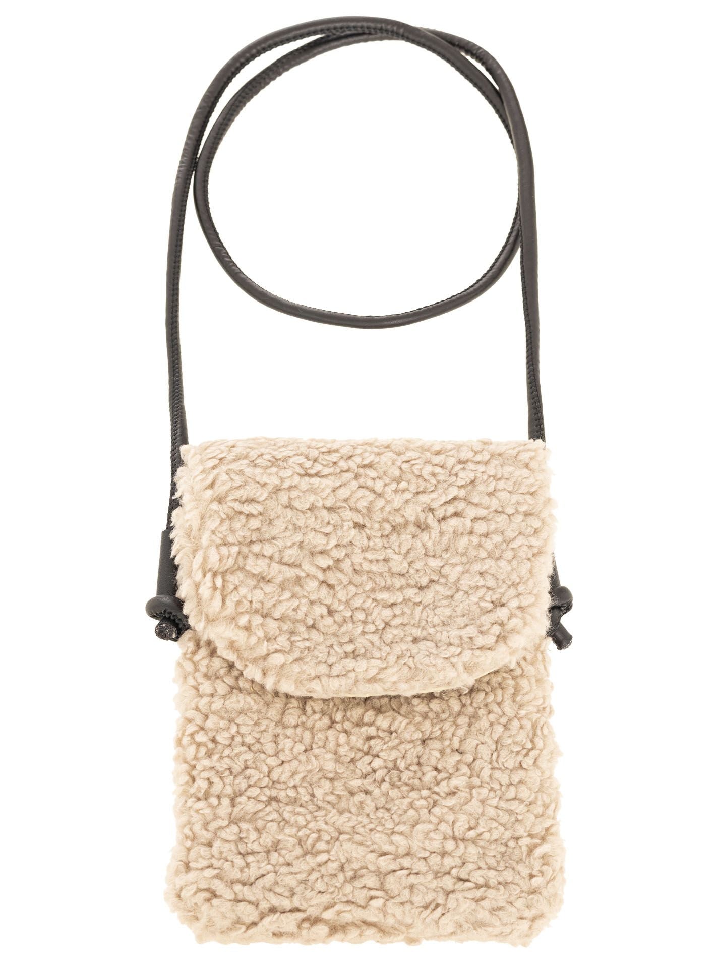 💕 Zwillingsherz Handytasche "Teddy" Beige