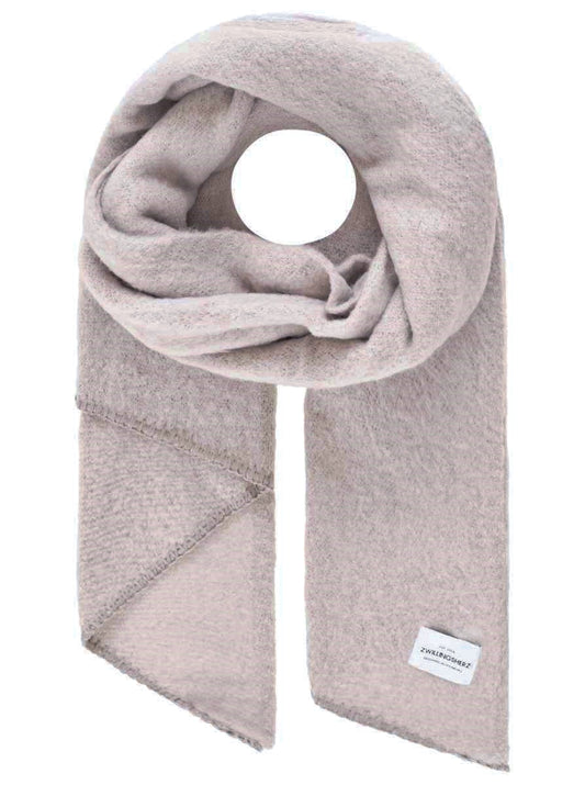 💕 Zwillingsherz Schal Kuschelschal "Uni & Stitch" Grau