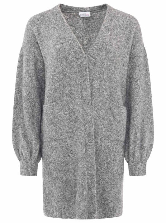 💕 Zwillingsherz Strickjacke "Kuschel" Grau