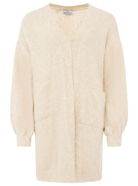 💕 Zwillingsherz Strickjacke "Kuschel" Hellbeige