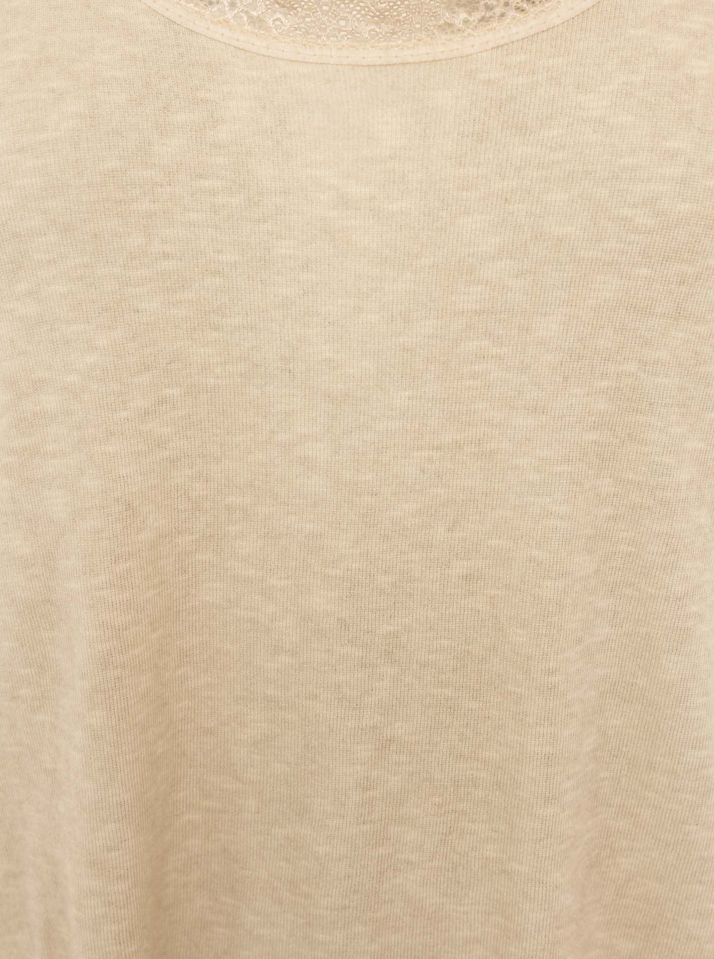 💕 Zwillingsherz Top Kaltfärbung "Spitze" Beige