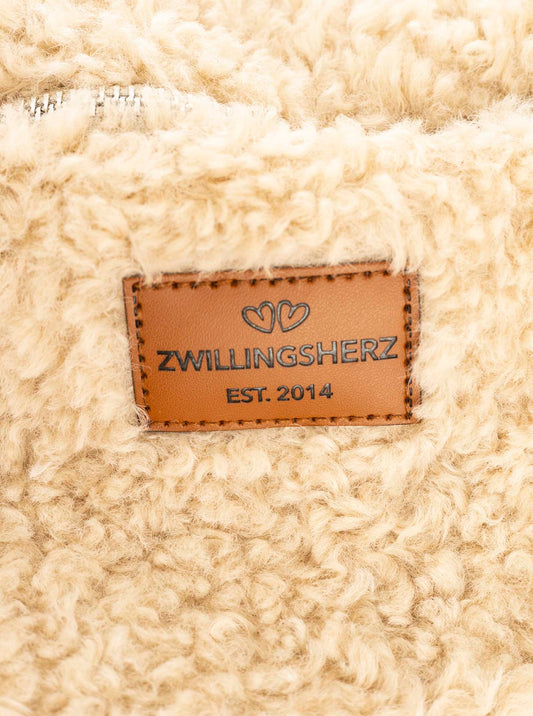 💕 Zwillingsherz Crossbody "Teddy" Beige