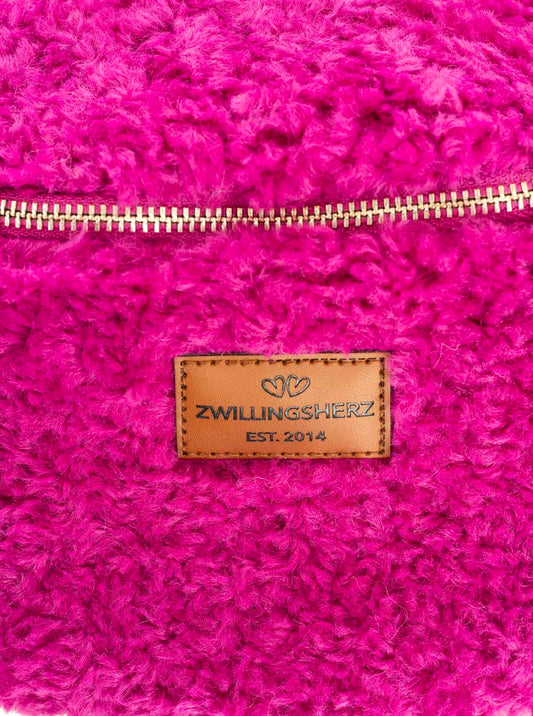 💕 Zwillingsherz Crossbody "Teddy" Fuchsia