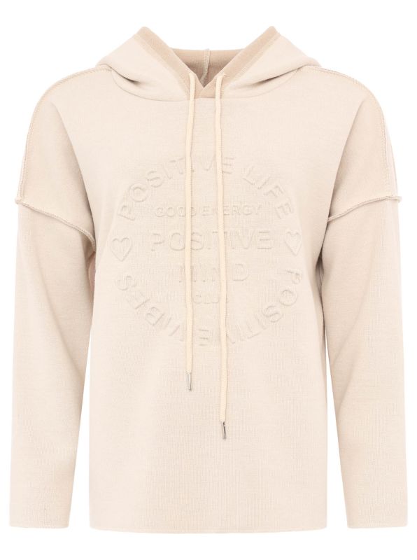 đź’• Zwillingsherz Hoodie Double Face "Positive Mind" Stempeldruck