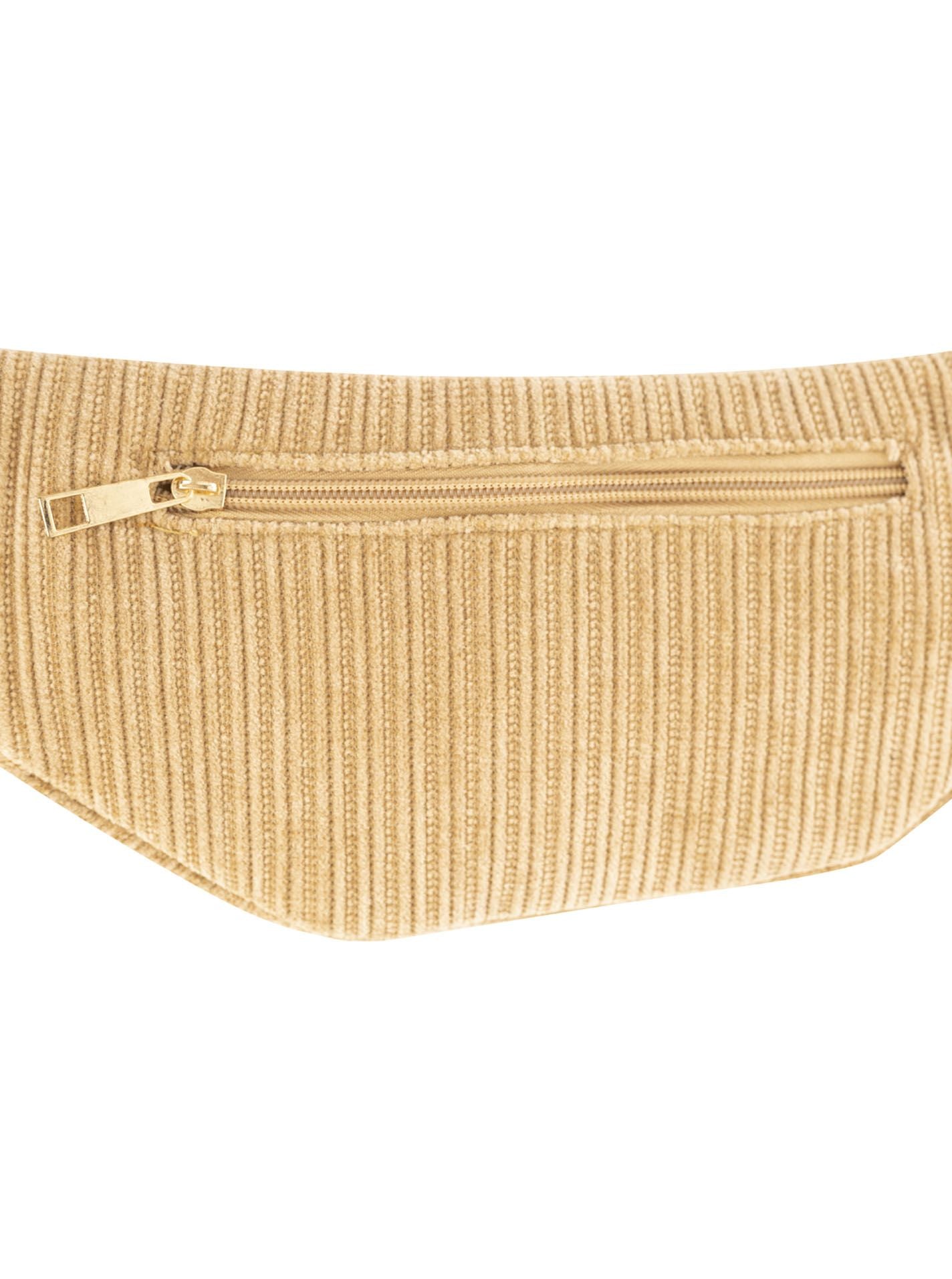 đź’• Zwillingsherz Crossbody Cord "Uni" Beige