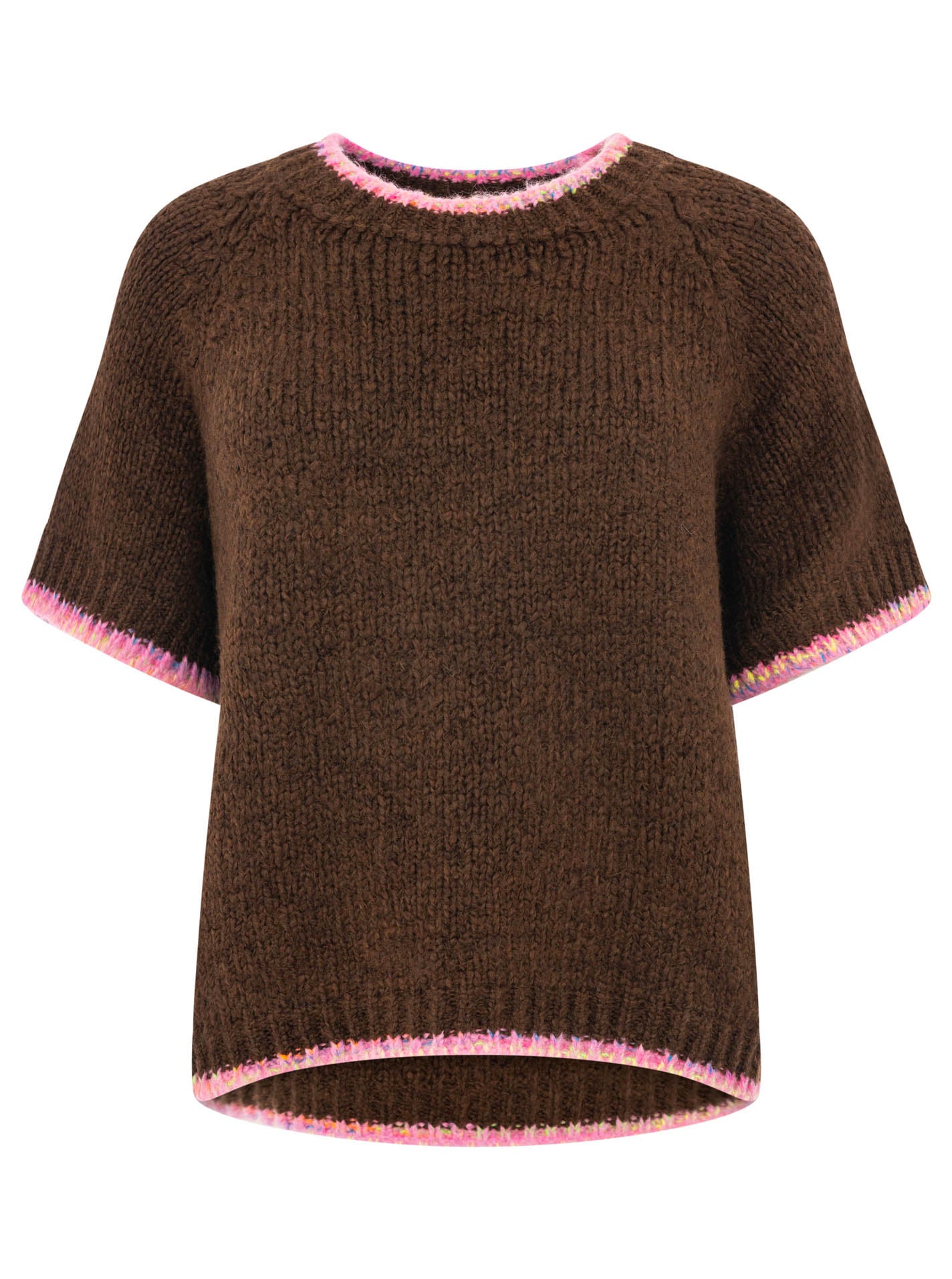 đź’• Zwillingsherz Pullover Pulli "Neon Kante" Bordeaux