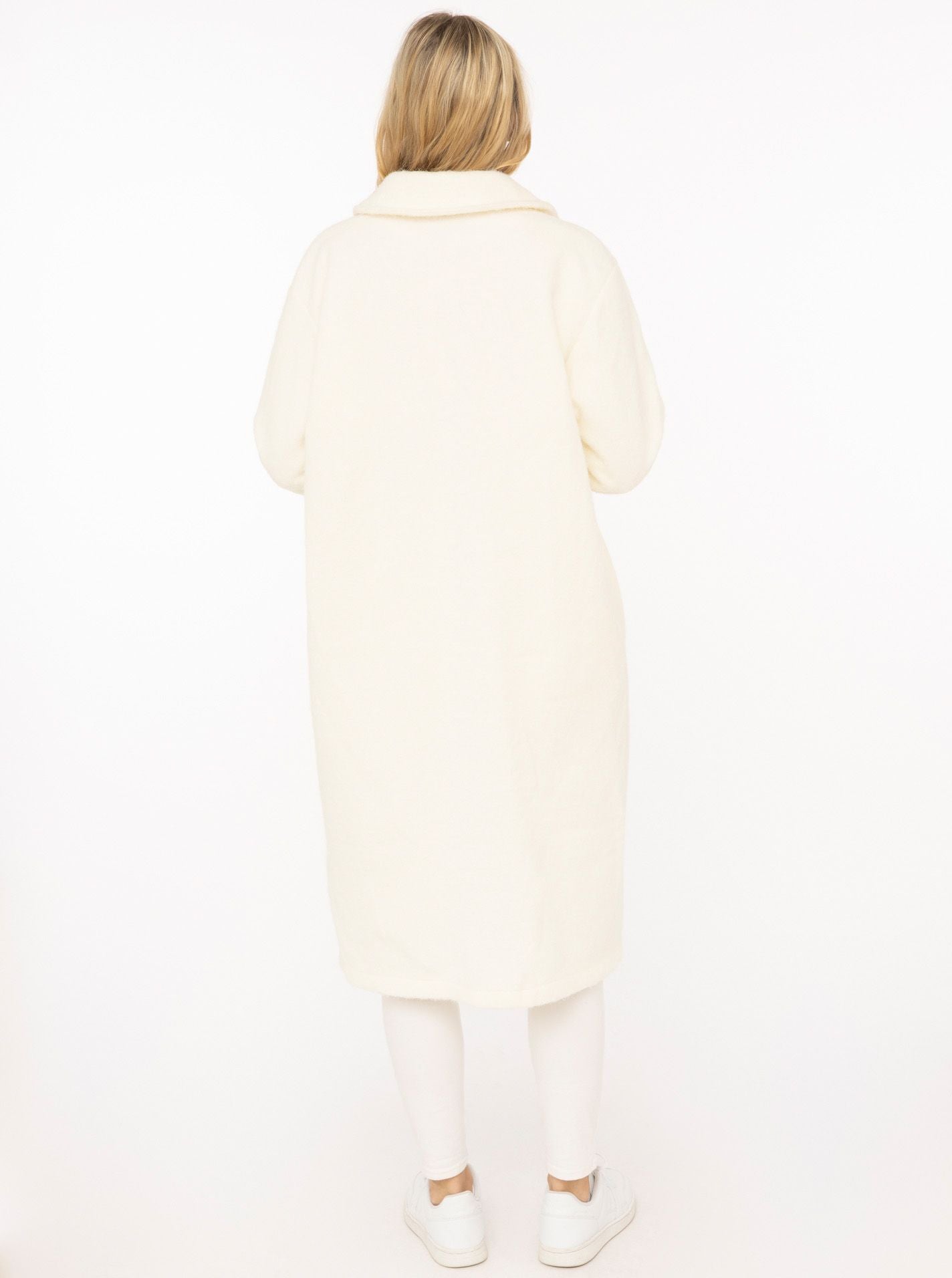 đź’• Zwillingsherz Kuschelmantel "Uni" Creme