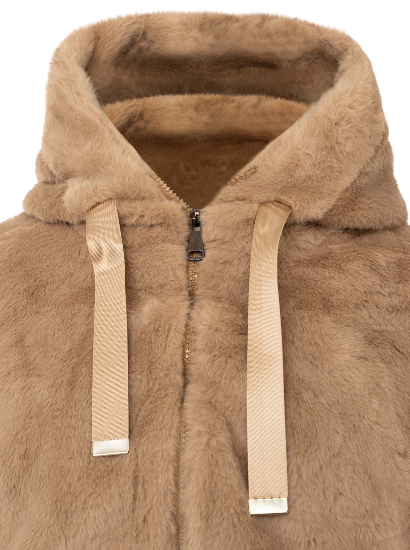 đź’• Zwillingsherz Kuscheljacke "Cozy Fake Fur" Taupe