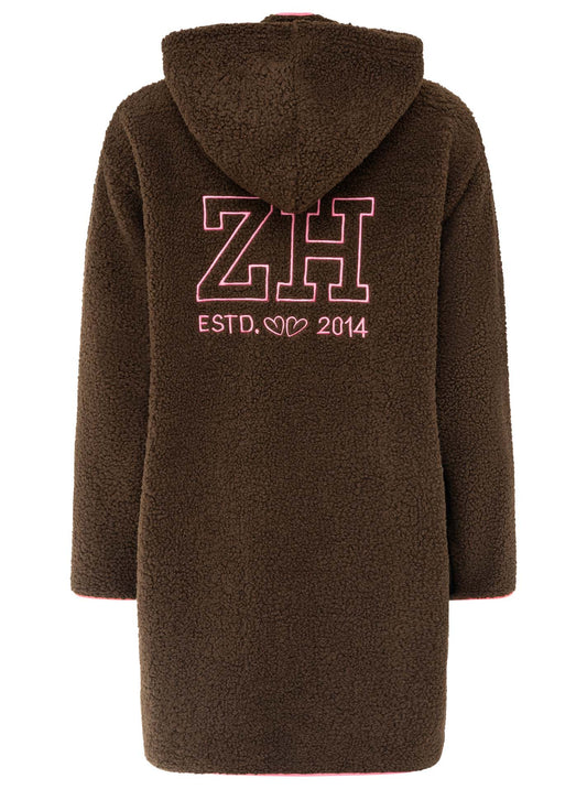 💕 Zwillingsherz Teddy Hoodiemantel "ZH Stick"