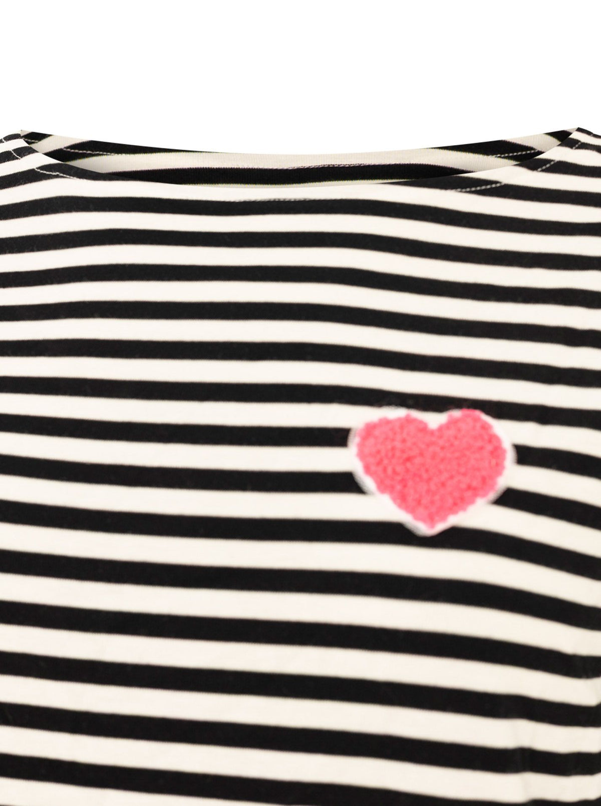 đź’• Zwillingsherz Langarm Shirt Lounge "Herz Patch" Schwarz