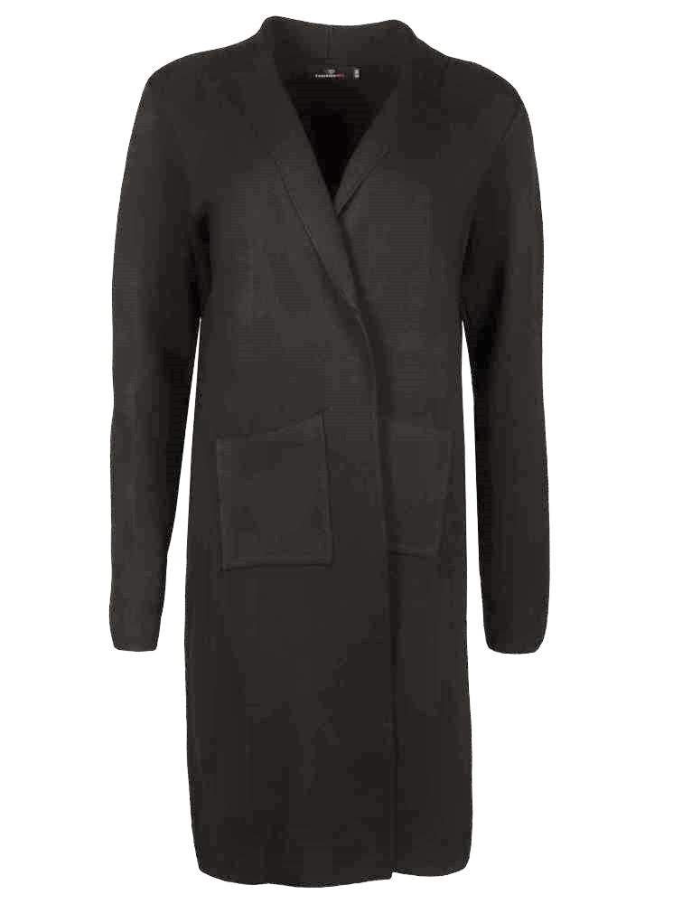 đź’• Zwillingsherz Strickjacke "Jessy 2.0" Kragen Schwarz