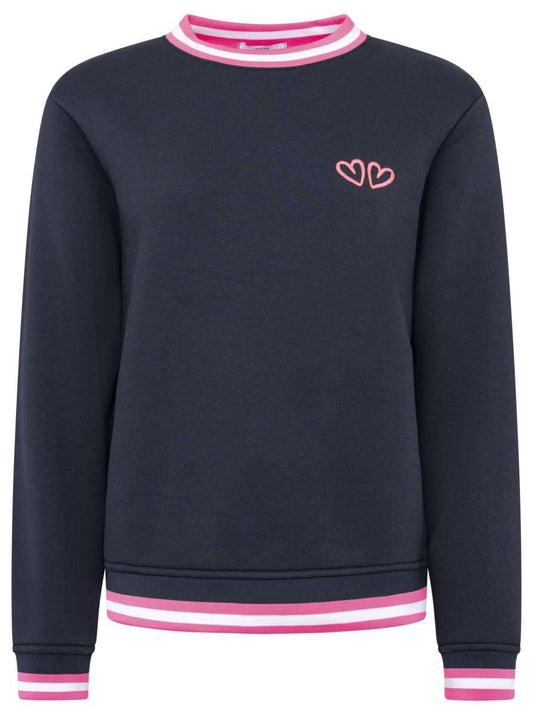 💕 Zwillingsherz Sweatshirt "ZH Classic" Sweater Navy
