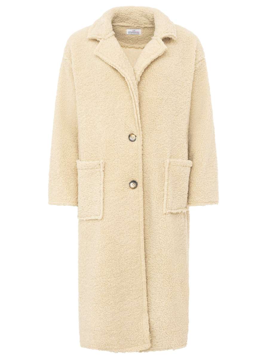 đź’• Zwillingsherz XXL Teddymantel "Snow" Beige