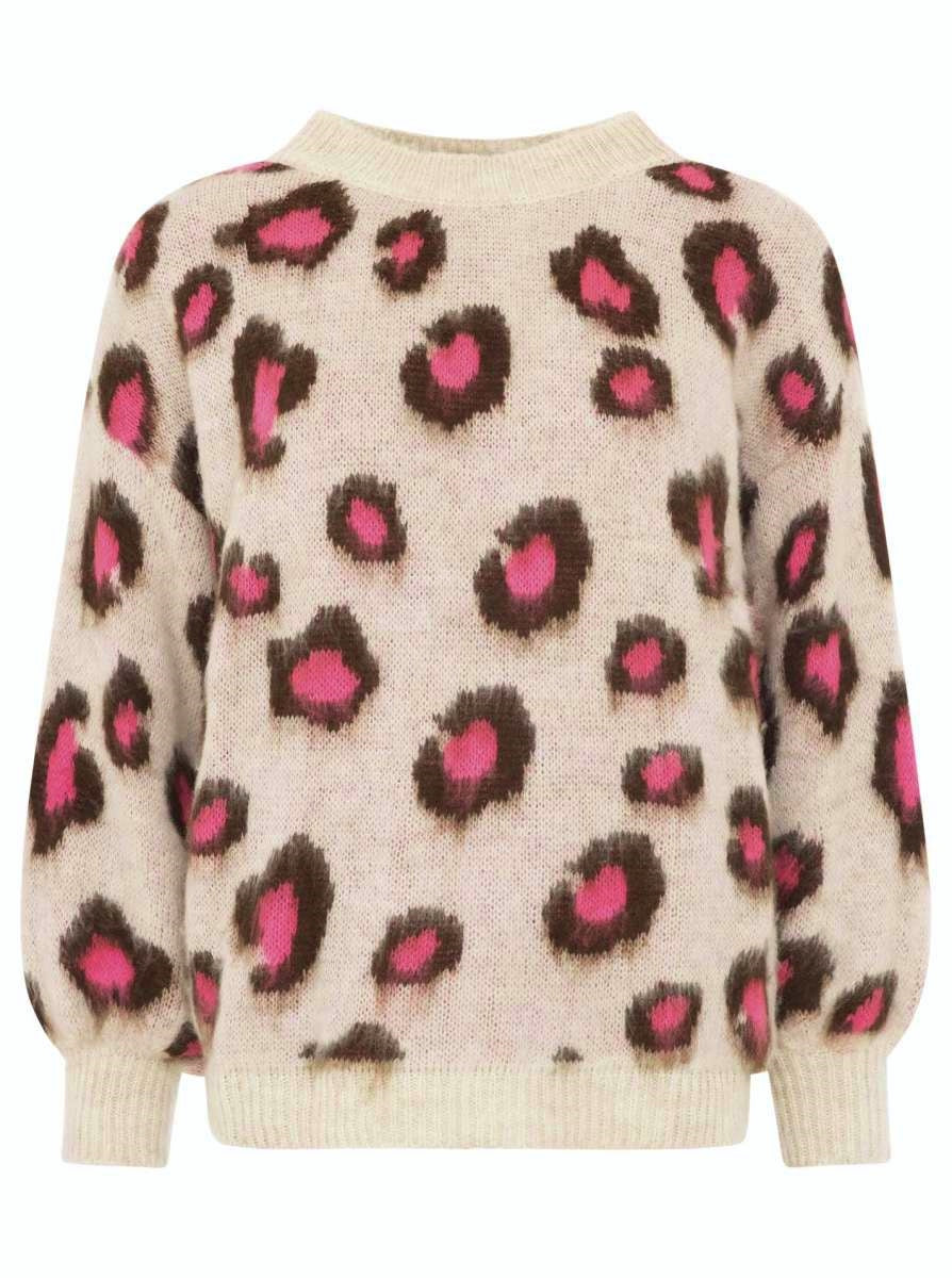 đź’• Zwillingsherz Kuschel-Pullover "Soft Leo" Neonpink