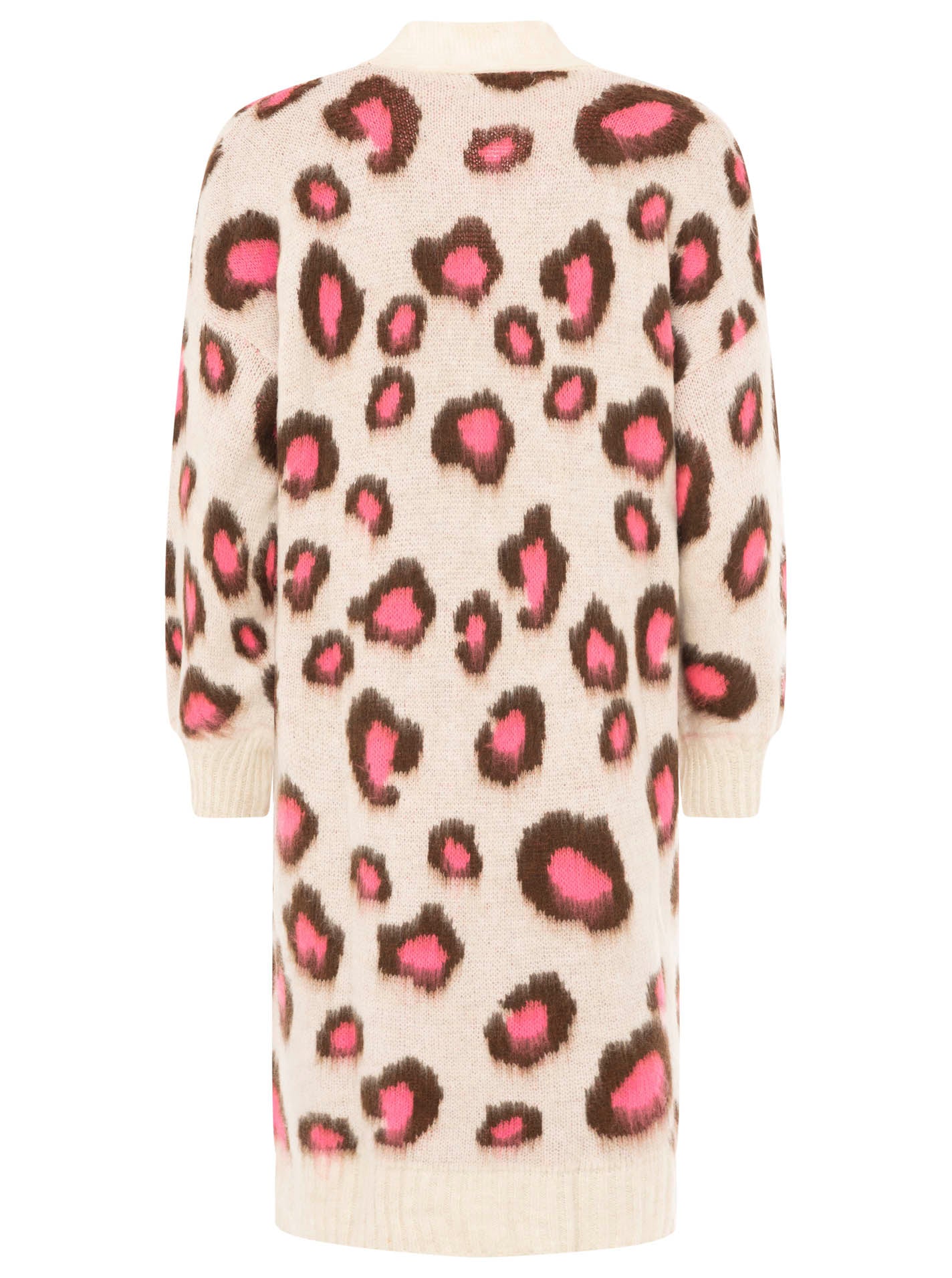 đź’•Zwillingsherz Kuschel Cardigan "Soft Leo" Strickjacke Neonpink