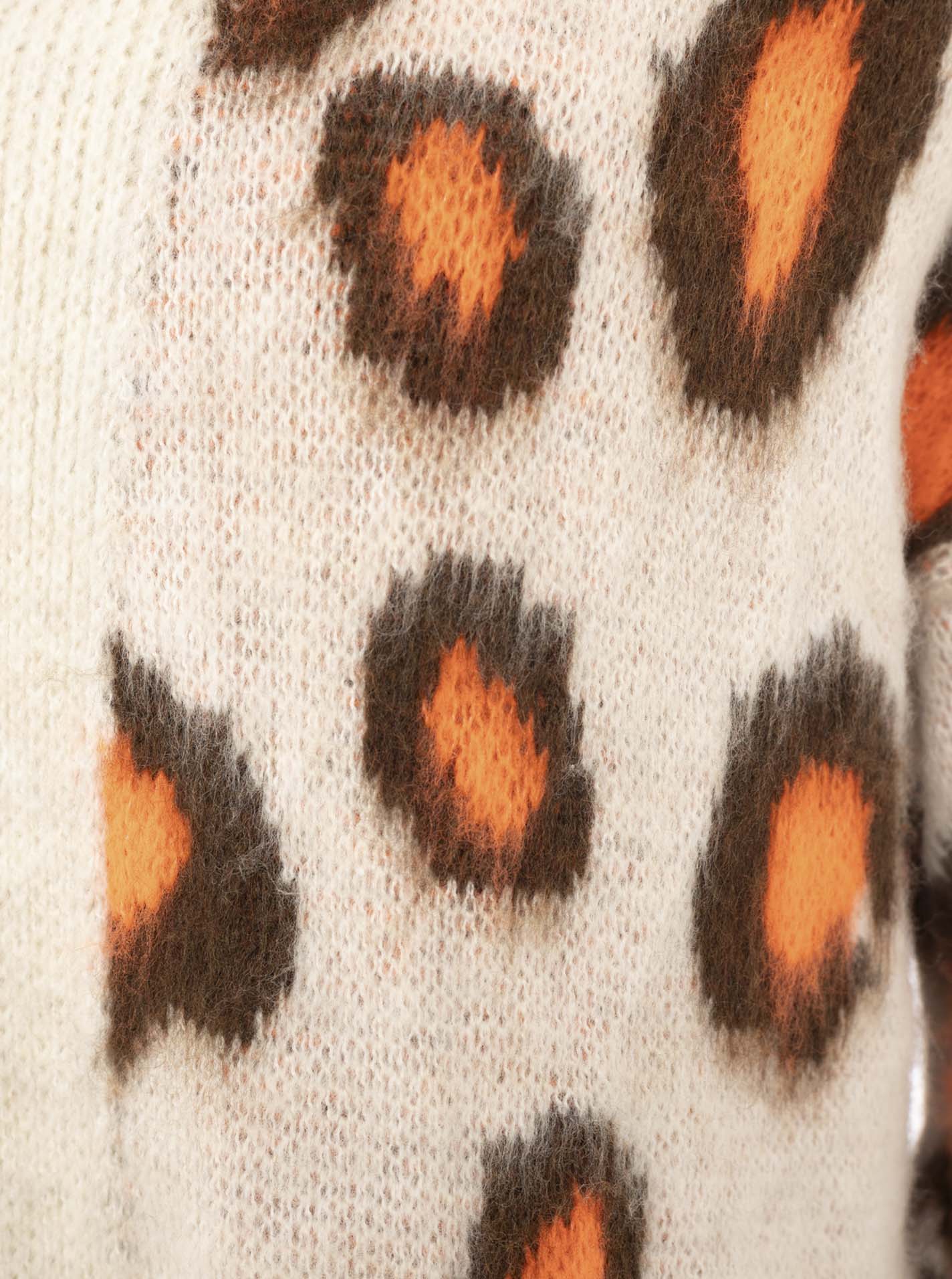 đź’•Zwillingsherz Kuschel Cardigan "Soft Leo" Strickjacke Neonorange