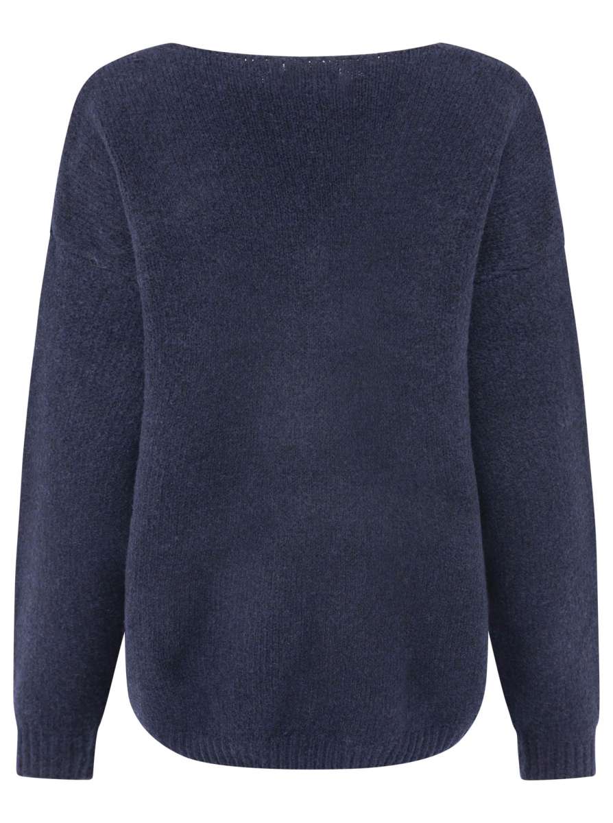 đź’• Zwillingsherz Kuschel Pullover "Wollmix Herz" Pullover Navy