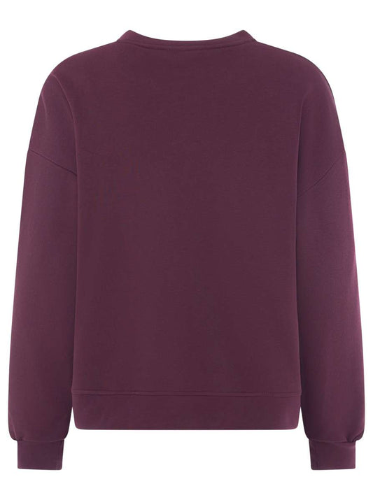 💕 Zwillingsherz Sweatshirt "Patch & Herz" Sweater Bordeaux