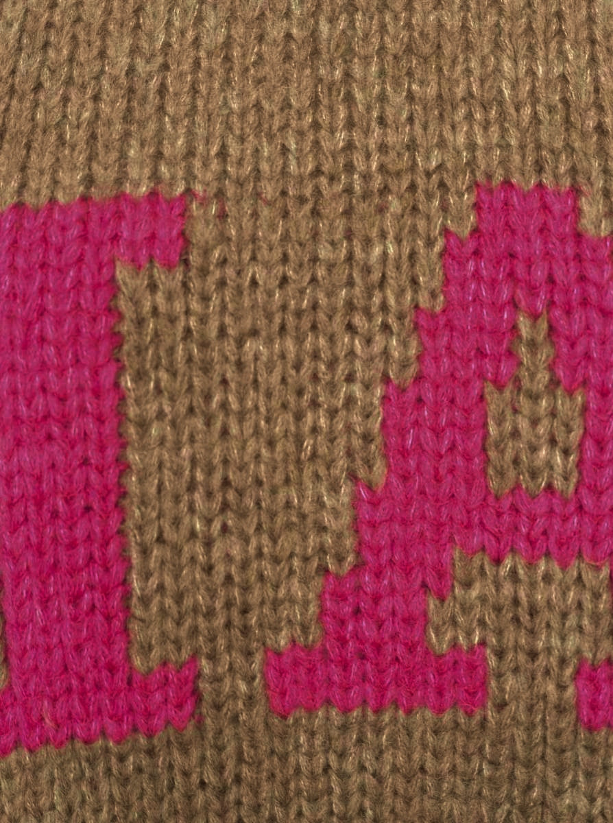 đź’• Zwillingsherz Pullover Mohair Mix "Ciao" Taupe