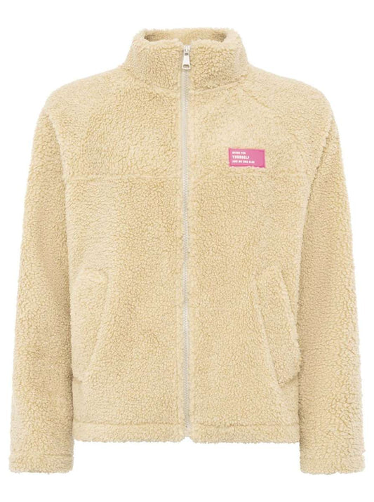 💕 Zwillingsherz Teddyfleece Jacke "Dress" Beige