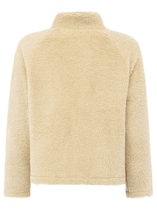 💕 Zwillingsherz Teddyfleece Jacke "Dress" Beige