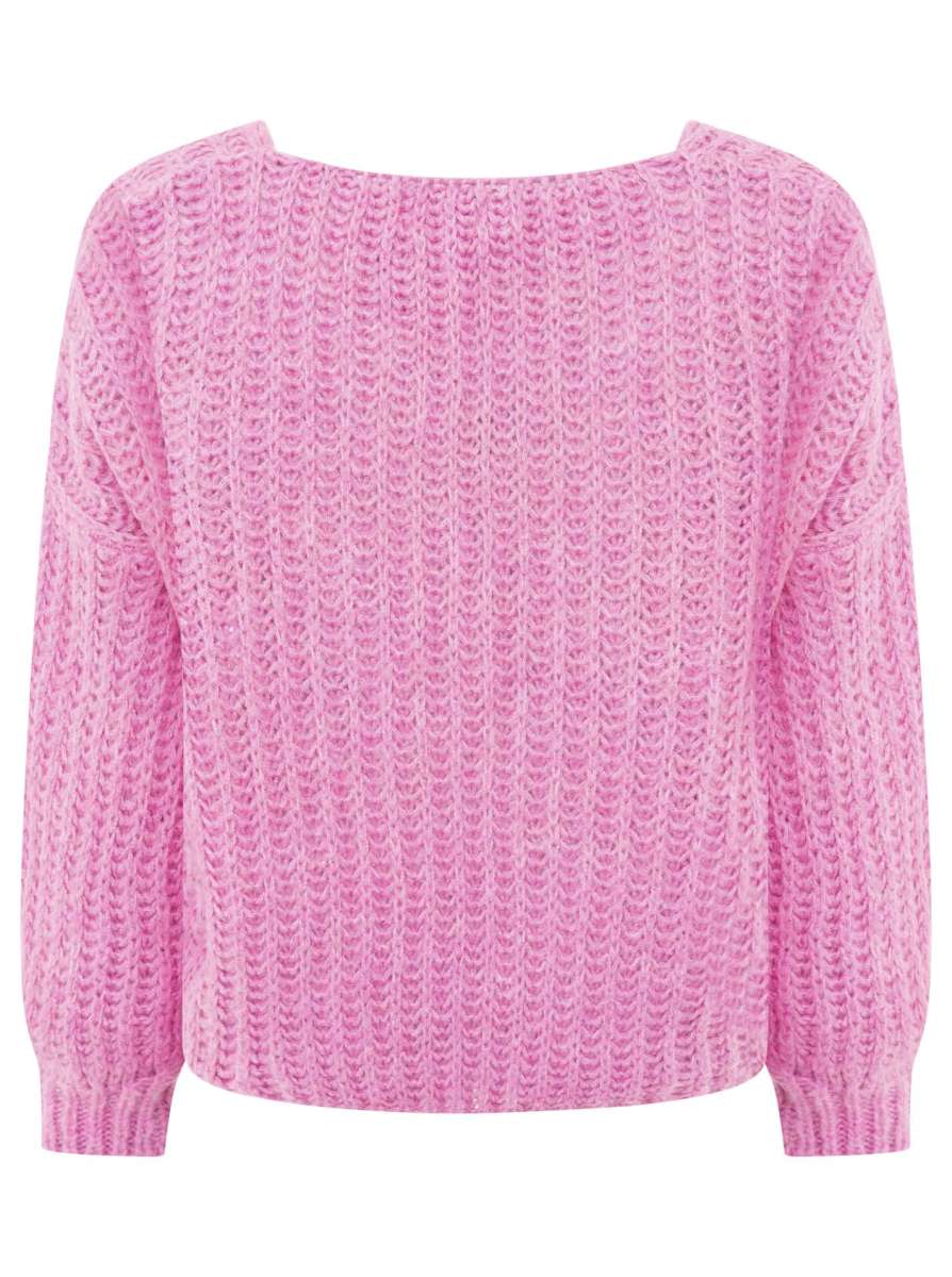 💕 Zwillingsherz Pullover "Große Maschen" Pink