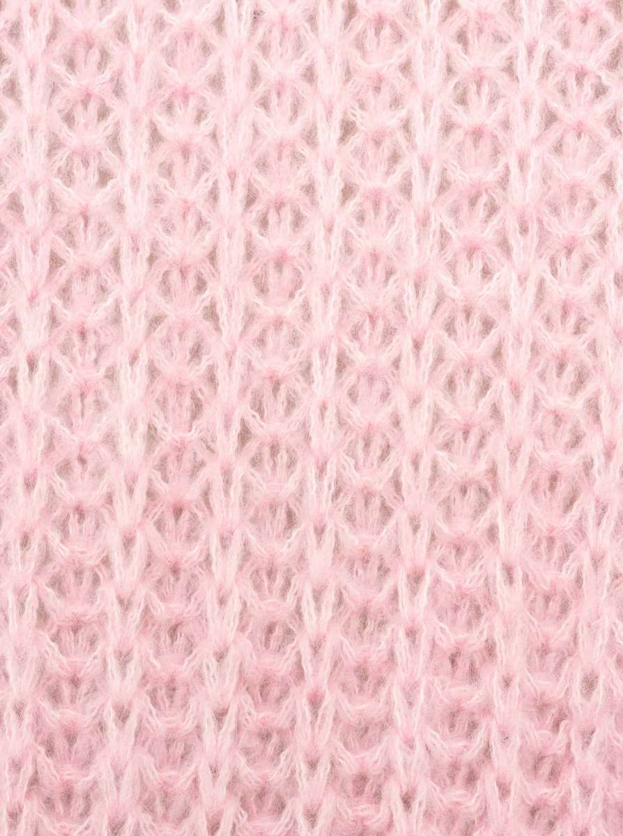 💕 Zwillingsherz Pullover "Große Maschen" Rosa