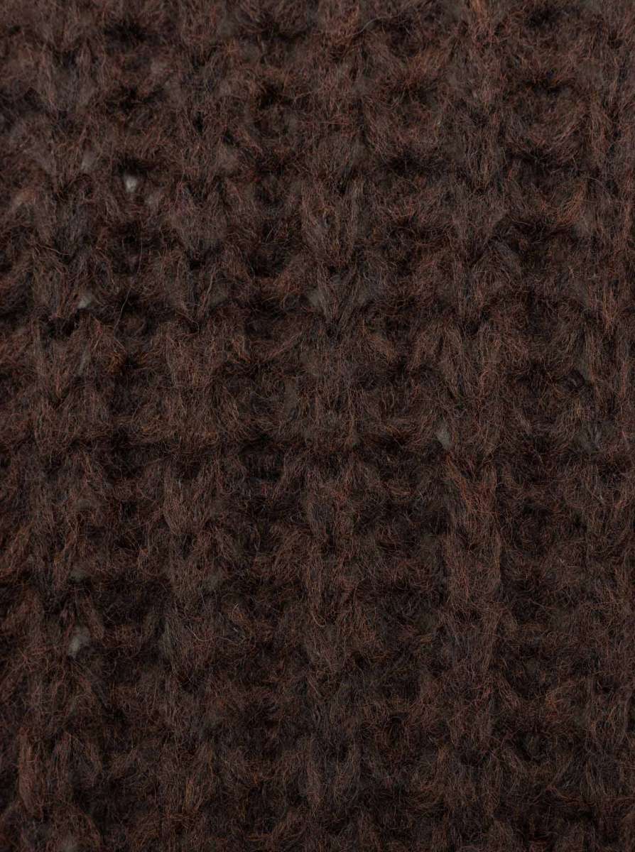 💕 Zwillingsherz Pullover "Große Maschen" Braun