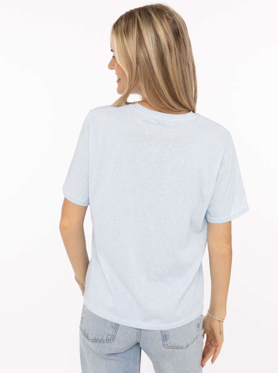 đź’• Zwillingsherz Shirt "Herz" Baumwolle Hellblau