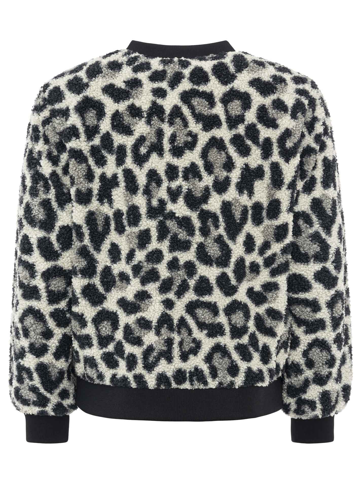 đź’• Zwillingsherz Bomberjacke Teddy "Classic Leo" Grau