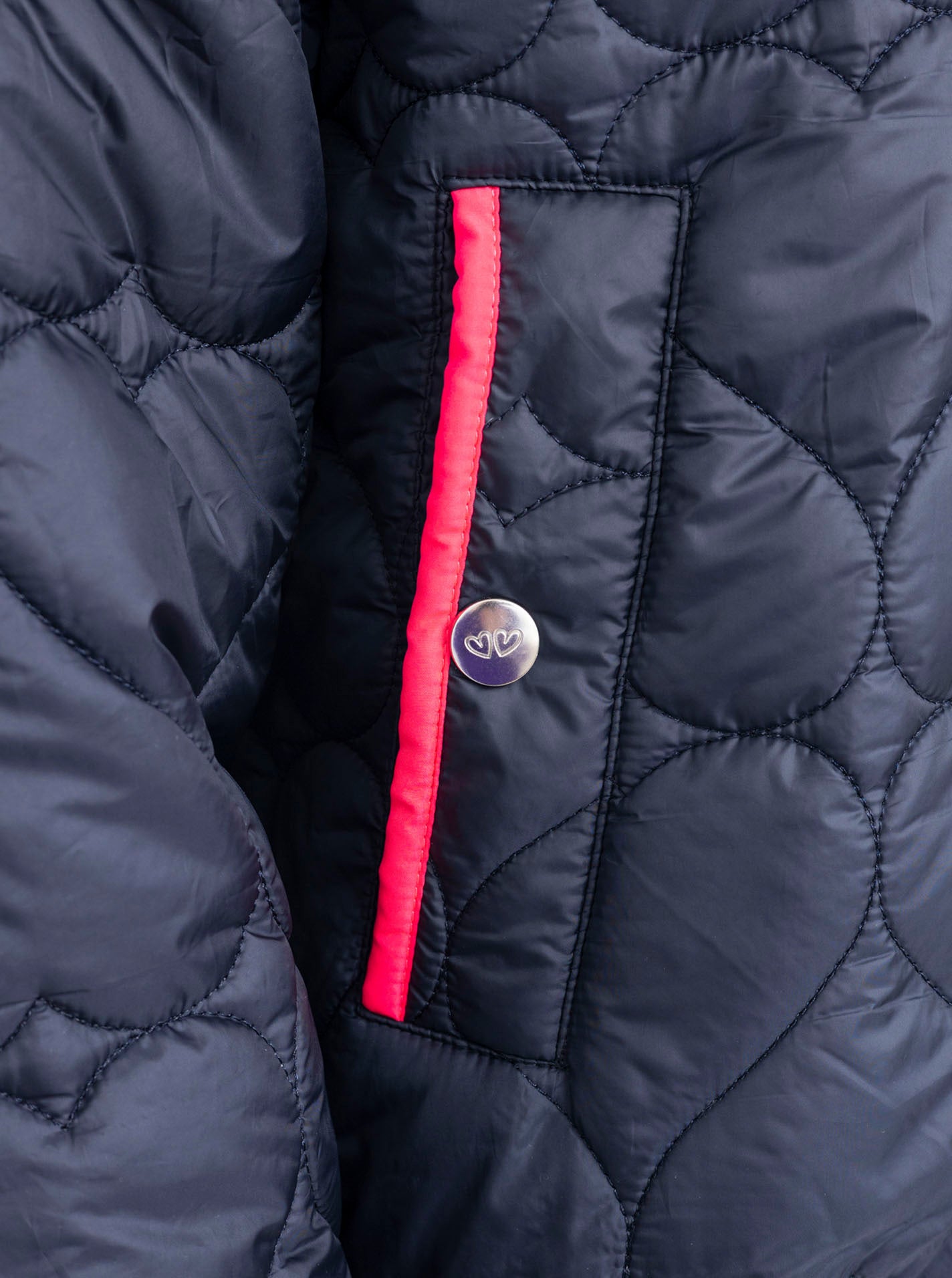 đź’• Zwillingsherz Bomberjacke "Be Happy" Navy