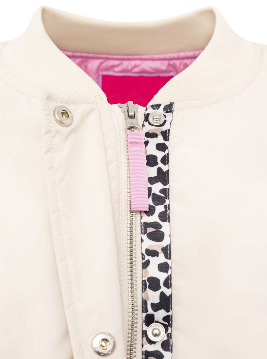 💕 Zwillingsherz Bomberjacke "Wild at Heart" Beige