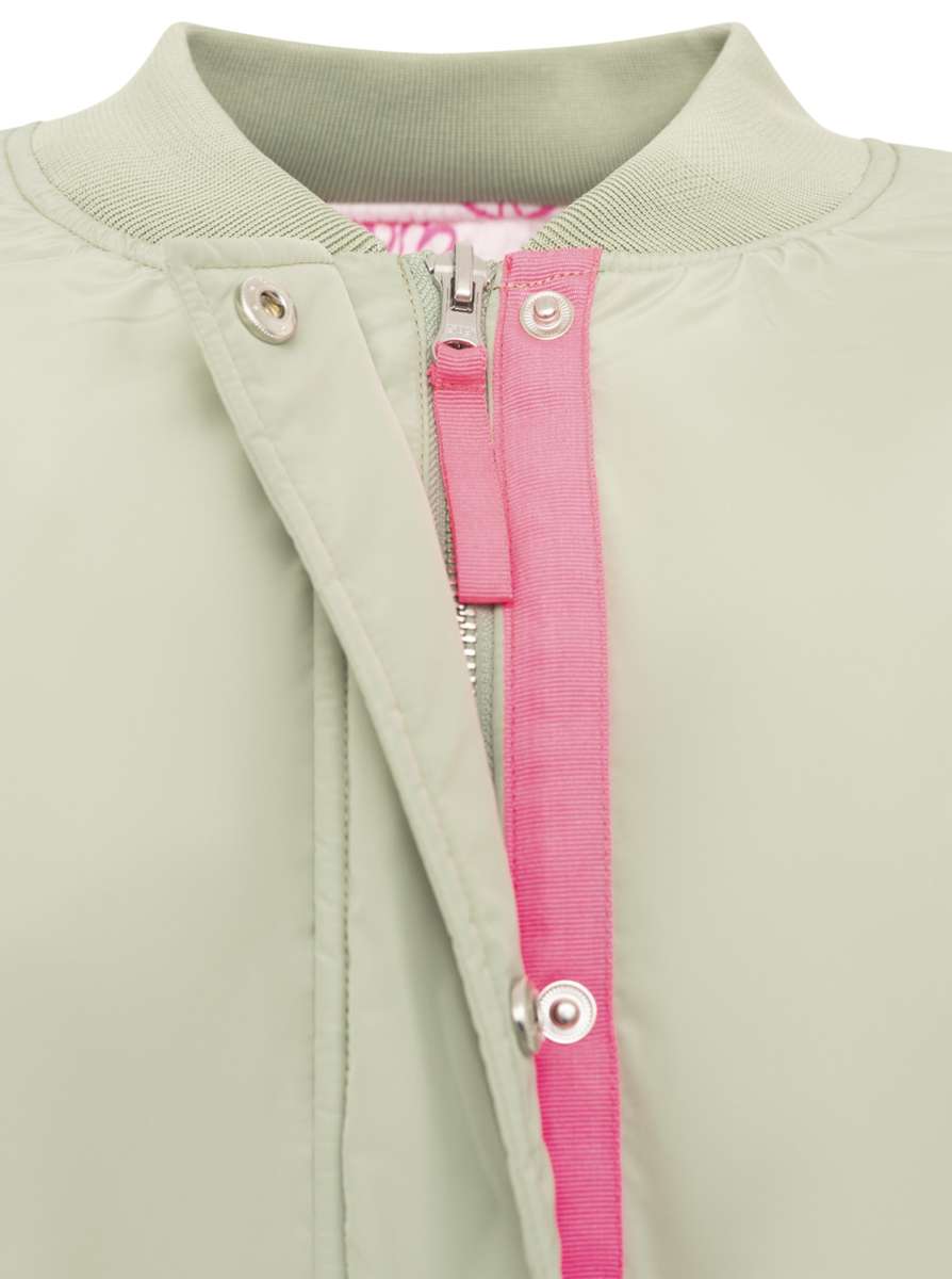 💕 Zwillingsherz Bomberjacke "Happy" Salbei