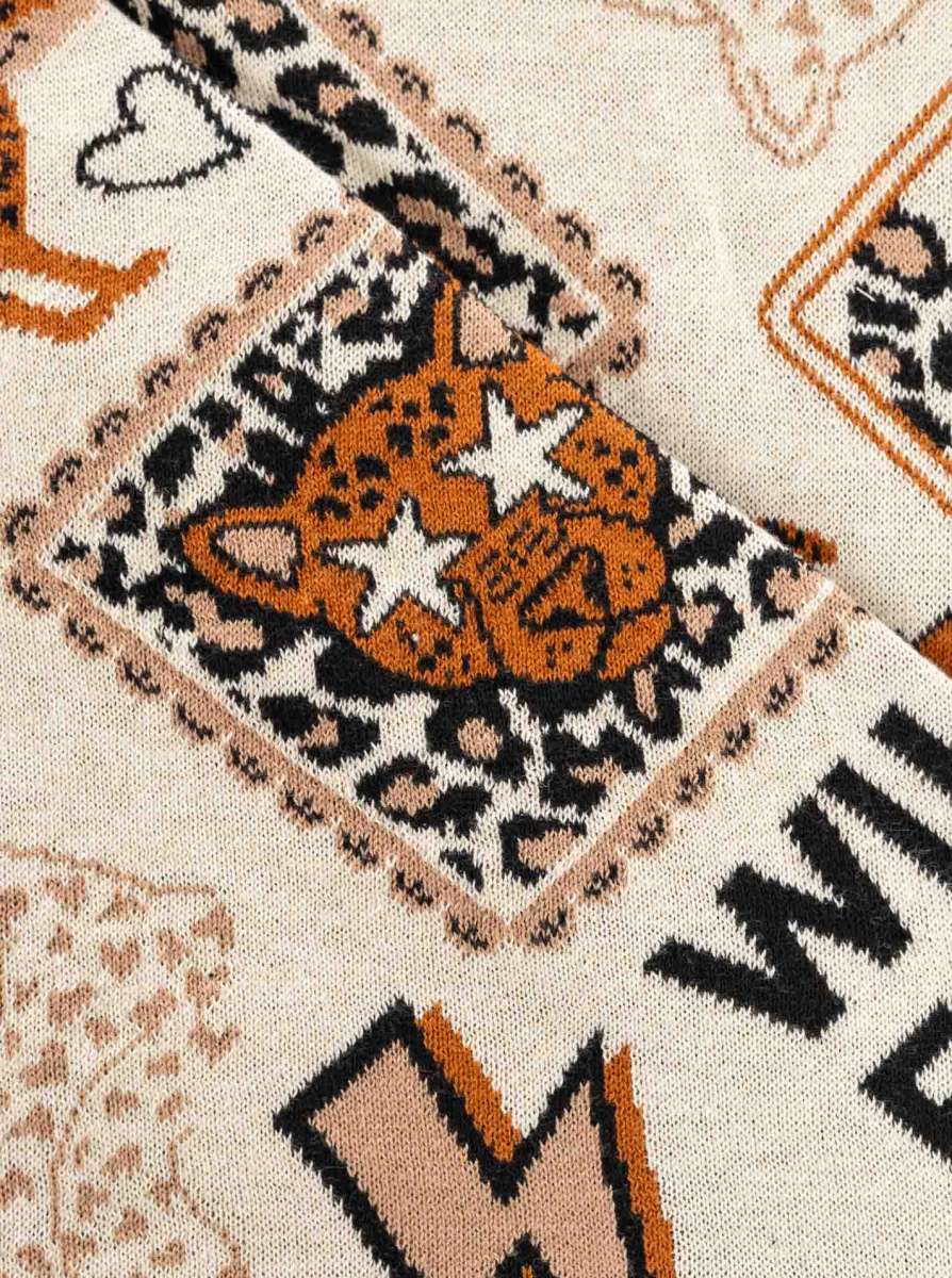 💕 Zwillingsherz Dreieckstuch "Leo Blitz" Beige