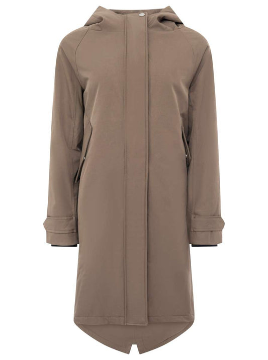 💕 Zwillingsherz Parka "Keep Smiling" Taupe