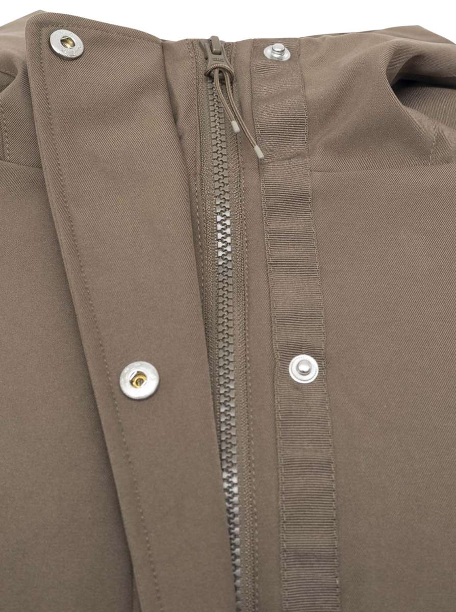 đź’• Zwillingsherz Parka "Keep Smiling" Taupe