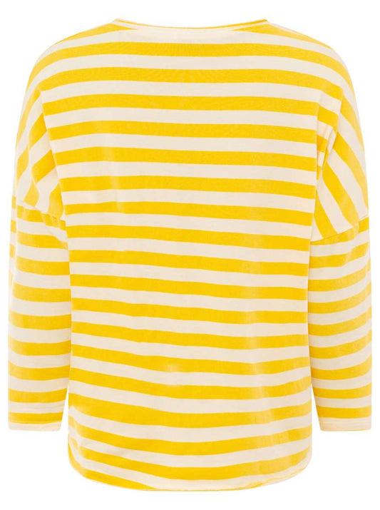 💕 Zwillingsherz Sweatshirt "Streifen& Jersey" Sweater Oversize Gelb