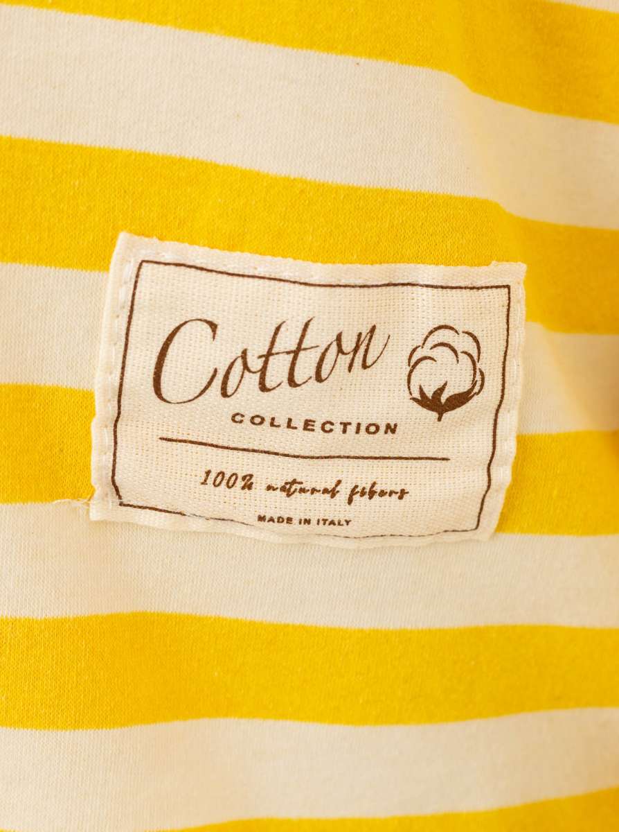 đź’• Zwillingsherz Sweatshirt "Streifen& Jersey" Sweater Oversize Gelb