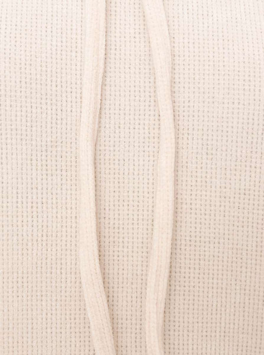 Zwillingsherz Hoodie Kord "Soft Touch" Hellbeige