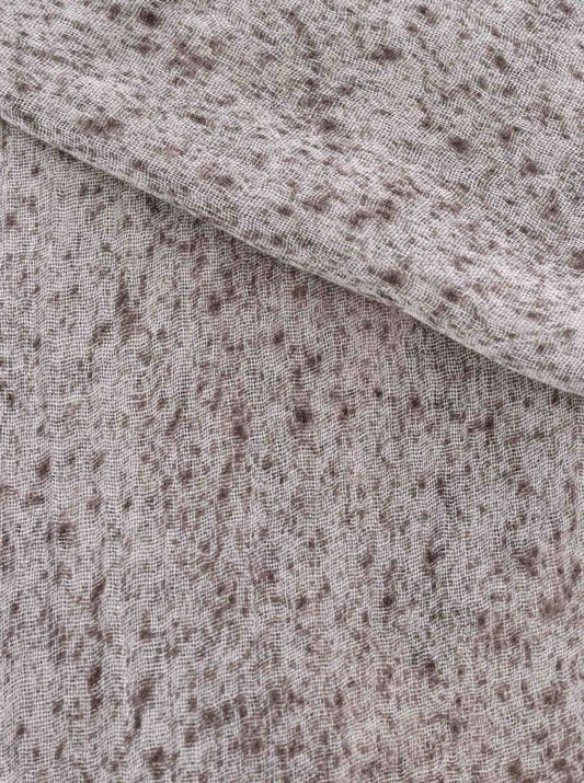 💕 Zwillingsherz Schal Viskose "Uni Meliert" Grau