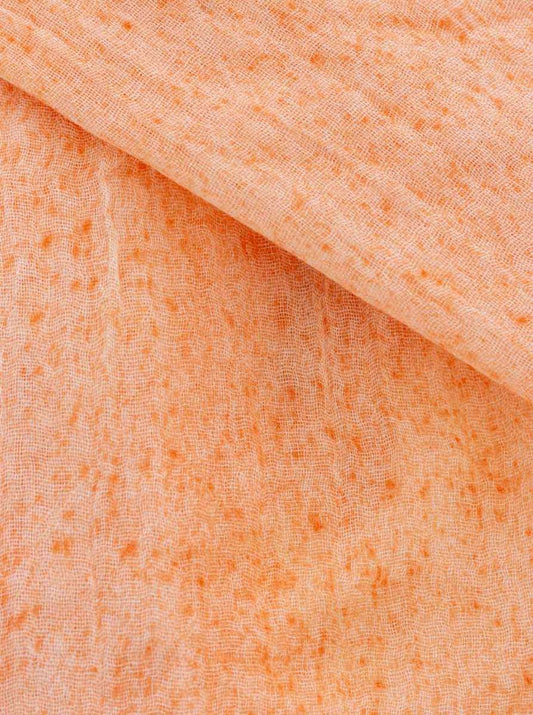 💕 Zwillingsherz Schal Viskose "Uni Meliert" Orange