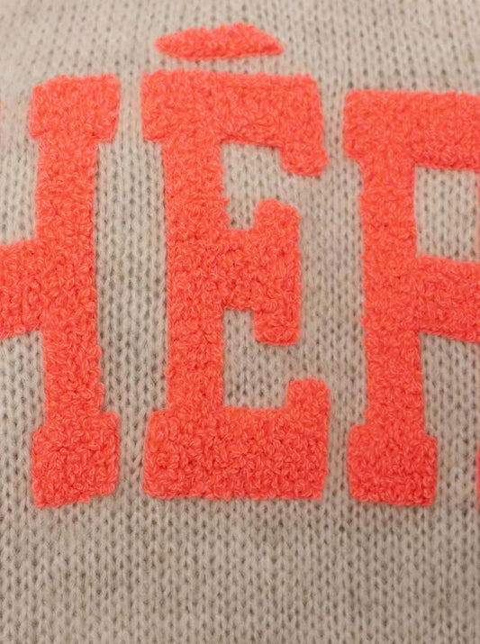 💕 Zwillingsherz Pullover "Cherie" Wollmix Beige