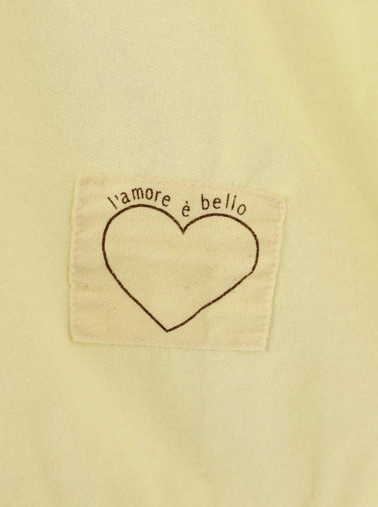 💕 Zwillingsherz Langarm Shirt "Uni Herz" BW Baumwolle Gelb