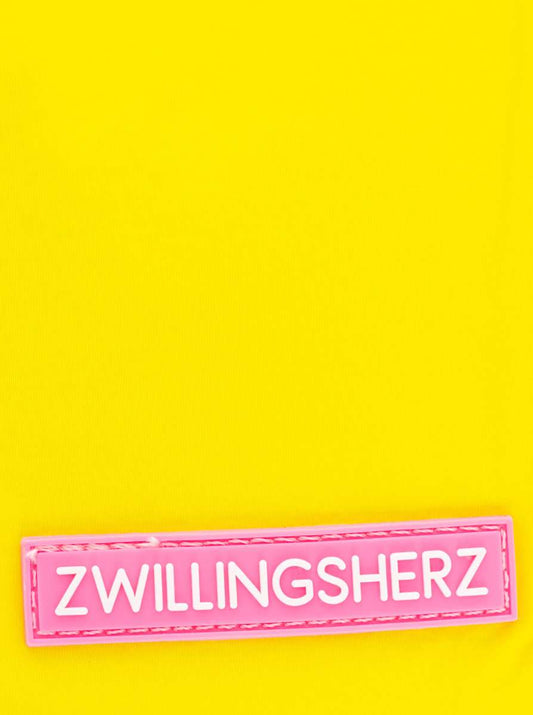 💕 Zwillingsherz Stepptasche "Uni" Tasche Gelb