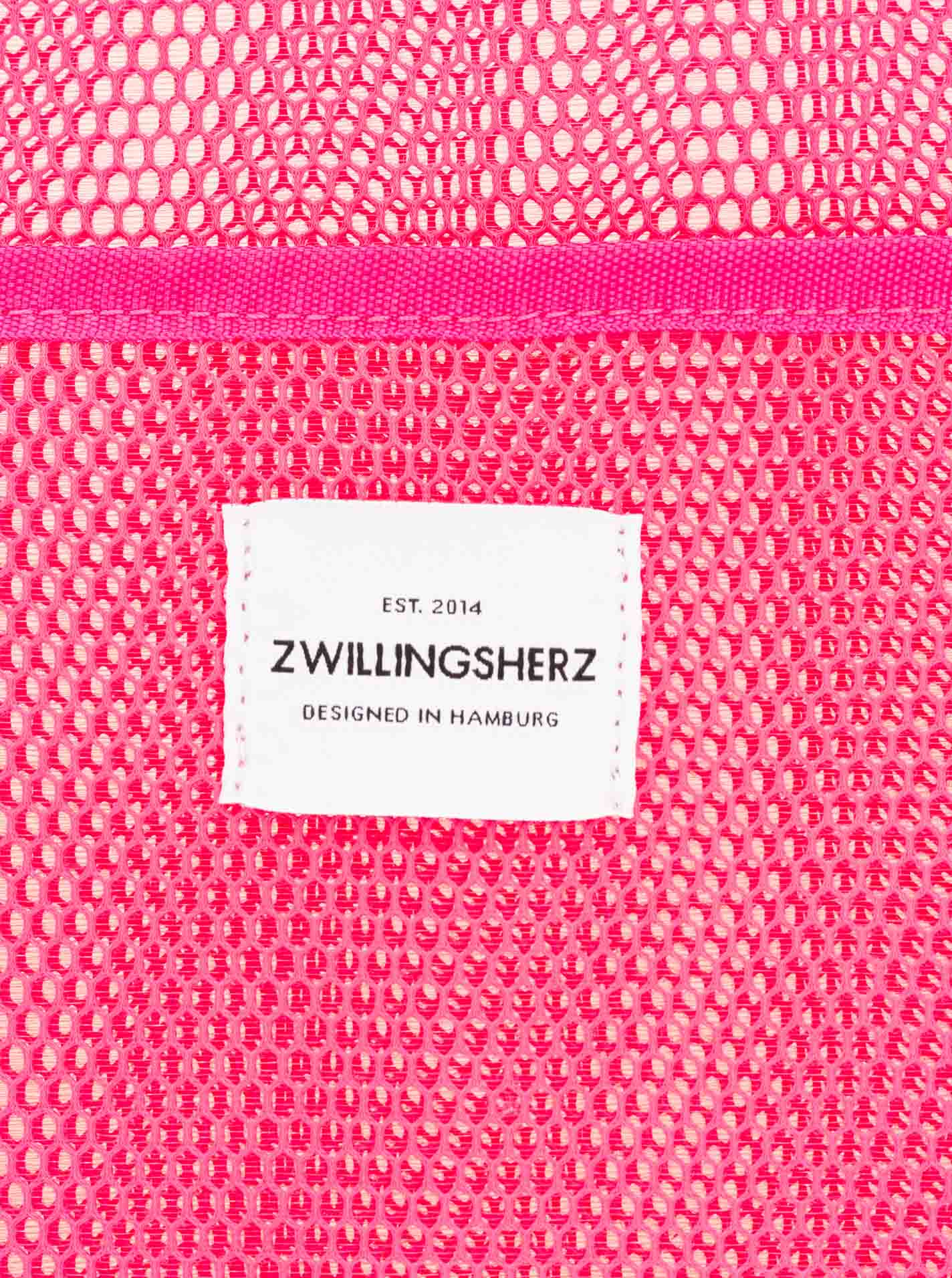 💕 Zwillingsherz XXL Shopper "Netz" Pink
