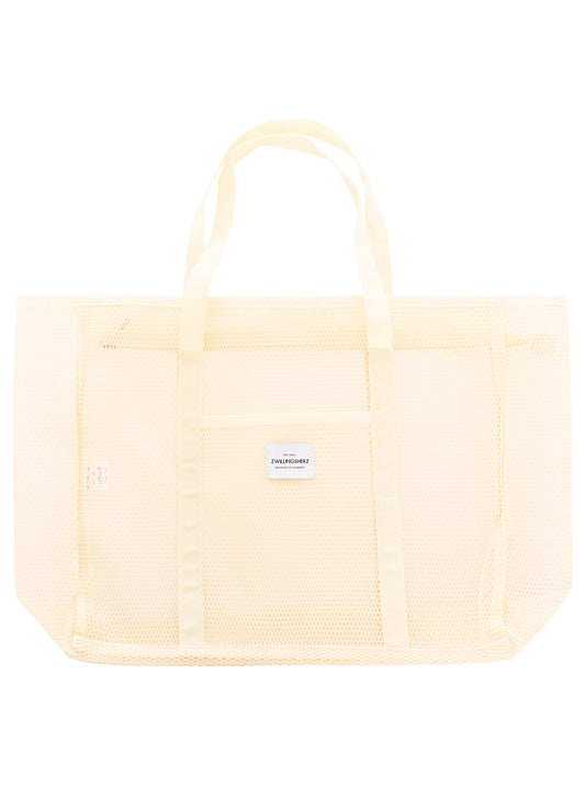 💕 Zwillingsherz XXL Shopper "Netz" Creme