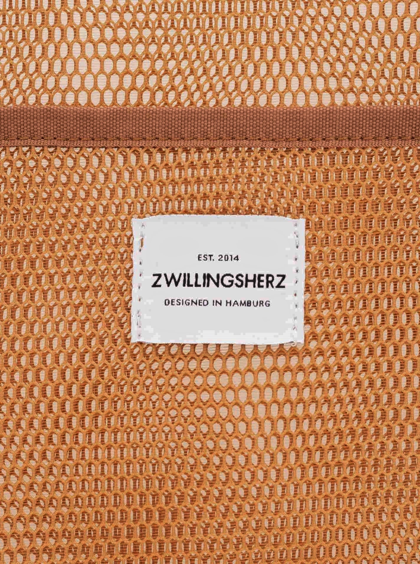 💕 Zwillingsherz XXL Shopper "Netz" Braun