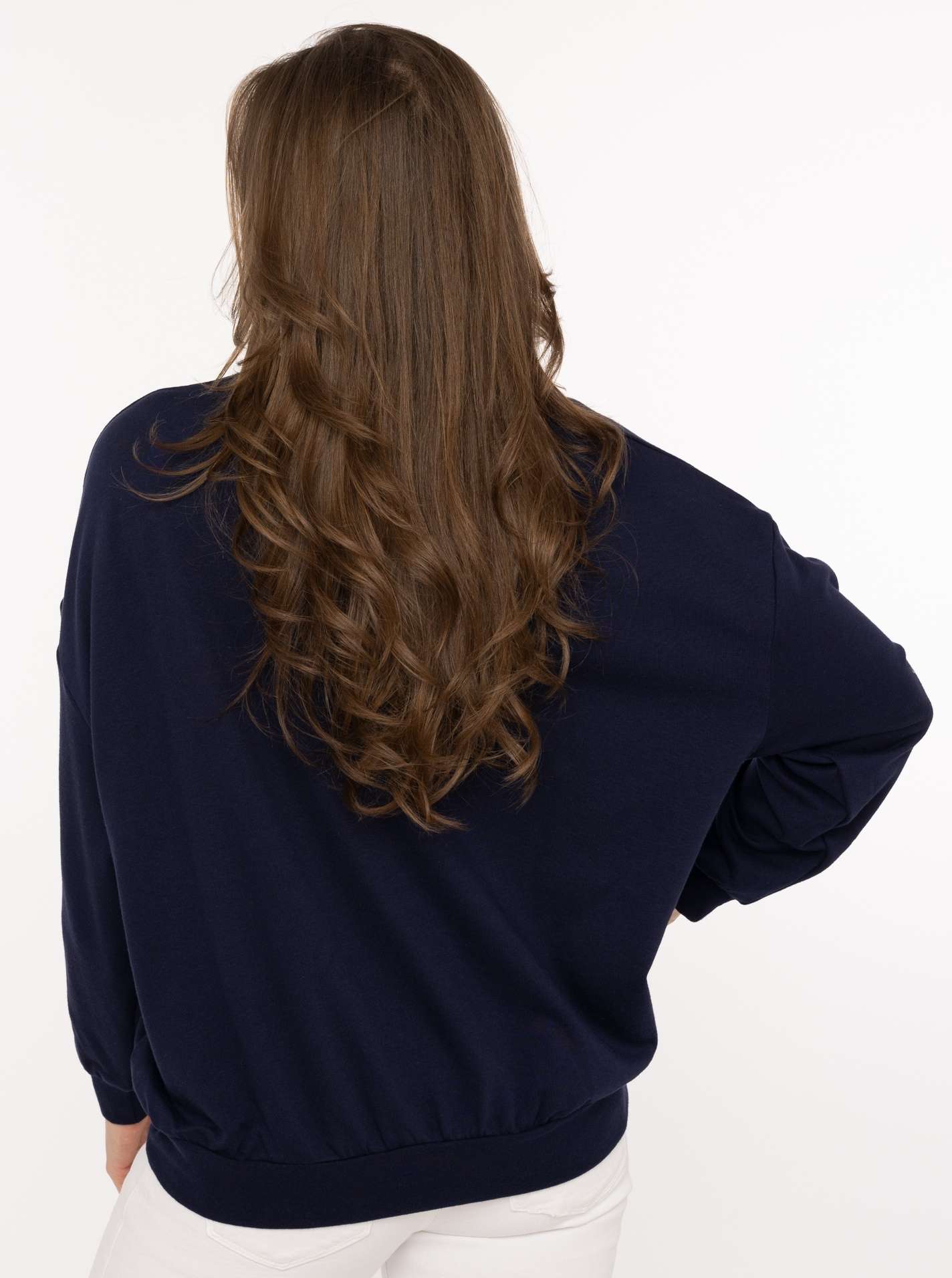 đź’• Zwillingsherz Sweatshirt "Feel Good Club" Navy